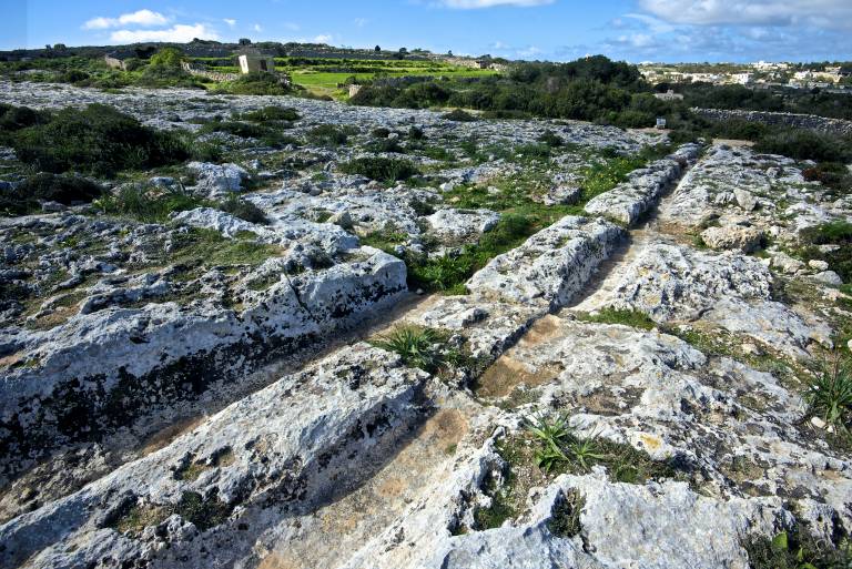 Cart ruts are found in many areas of Malta and Gozo often in the vicinity of bronze age quarries o